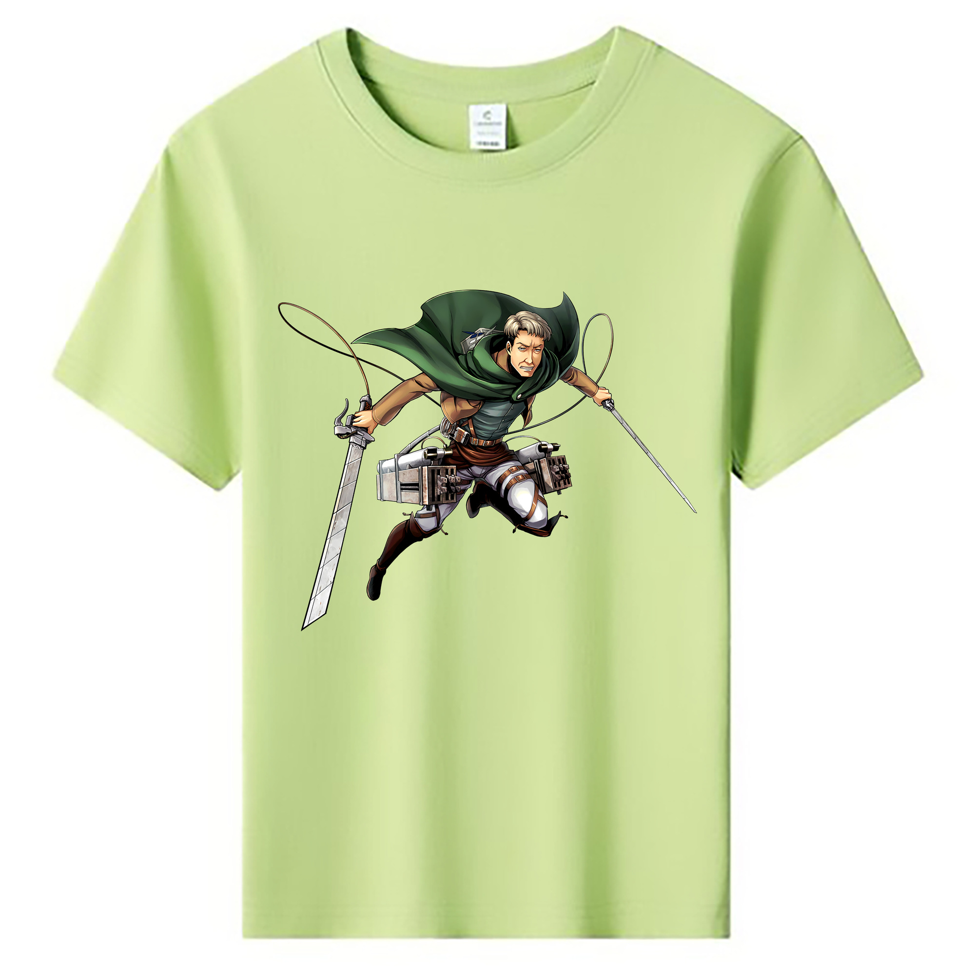 （画像用） 進撃の巨人 Attack on Titan 綿100％キッズTシャツ（フロントプリント）